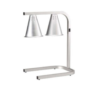 Adcraft Commercial Freestanding 2 Bulb Heat Lamp (HL-2)