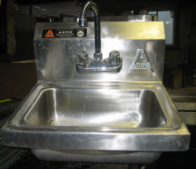 Aero Hand Sink Bowl 14 x 10 x 5 (AHSF) NSF USED