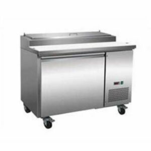 Serv-Ware 44" (6) Pan Stainless Steel Pizza Prep Table (PP44-6-HC)