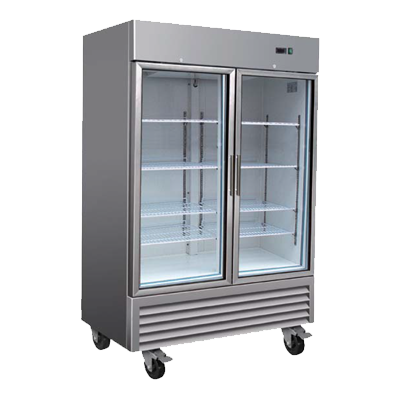 Serv-Ware 49 cu. ft. 2 Door Glass Refrigerator (RR2G-HC)