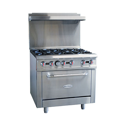 Serv-Ware Six Burner Range