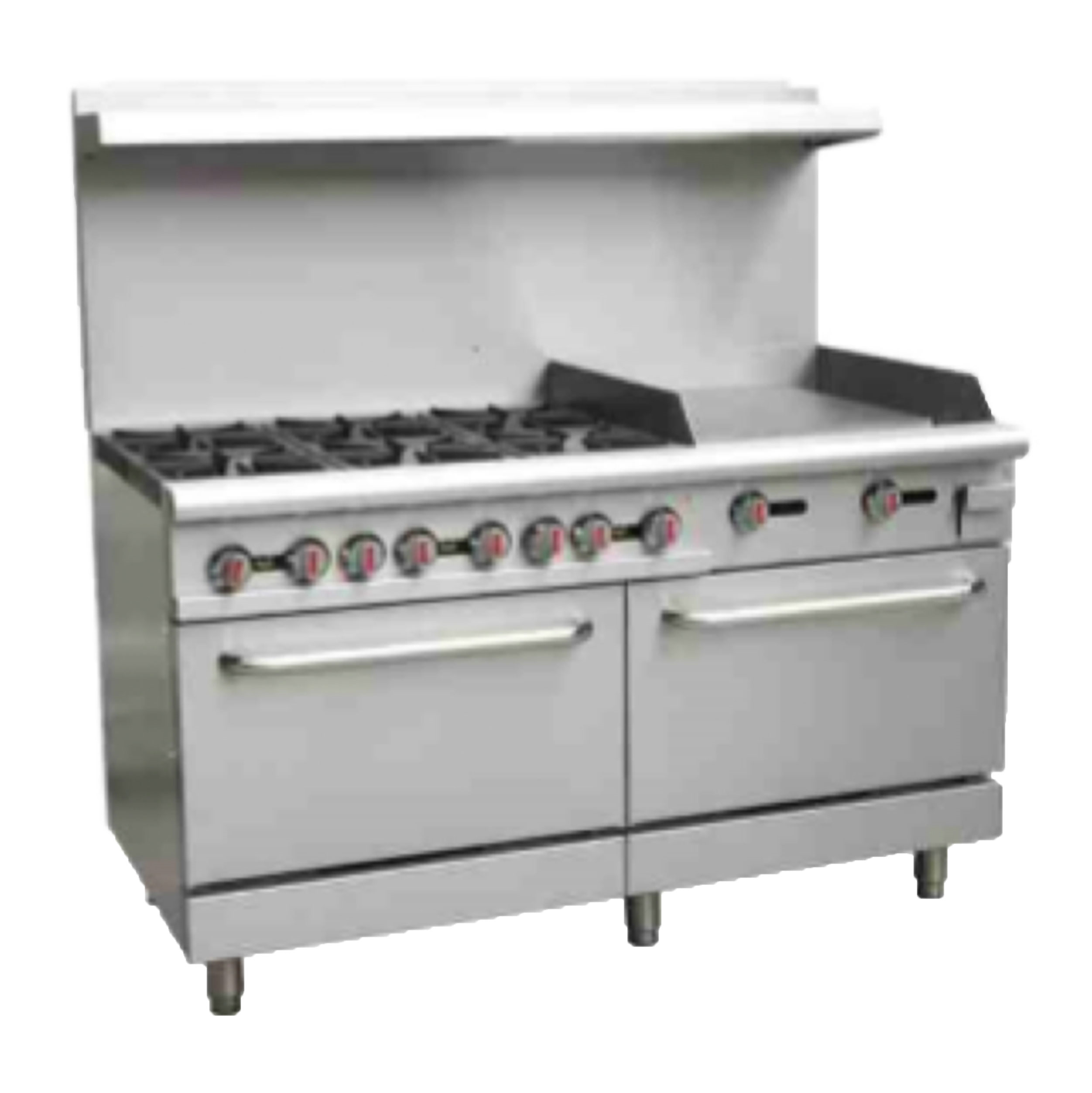 Serv-Ware Six Burner Range with 24" Griddle